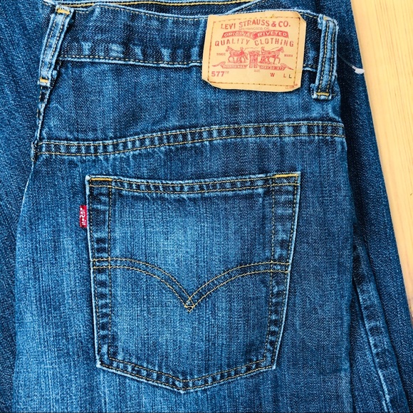 LEVI’S VINTAGE 577 Wide Leg Lower Rise Loose Fit - Picture 6 of 11